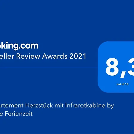 Herzstück Mit Infrarotkabine By Meine Ferienzeit Apartamento *